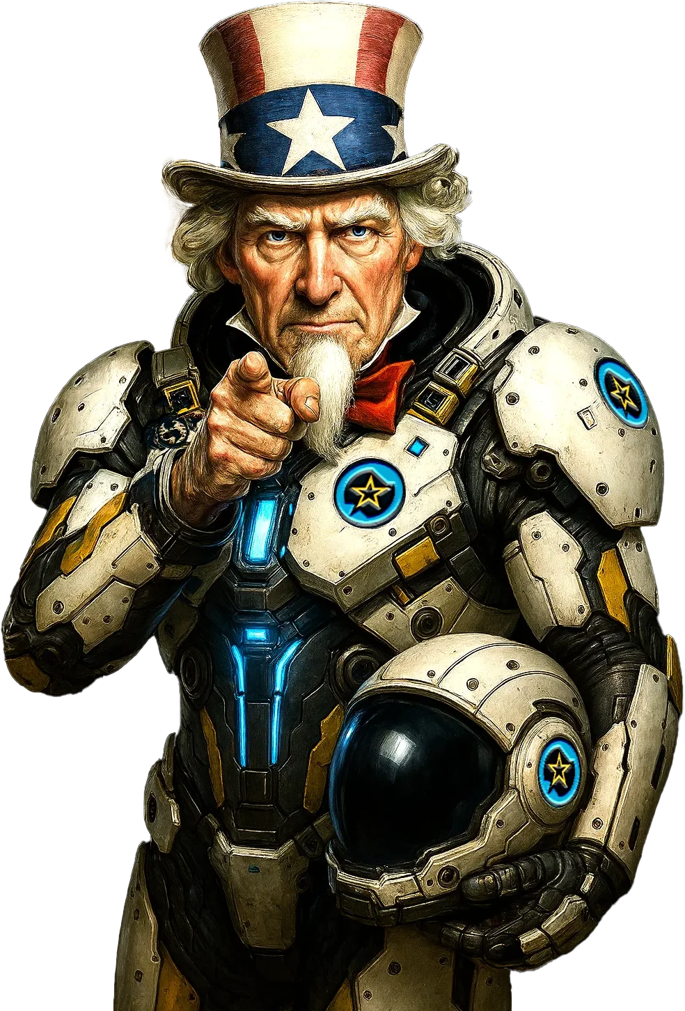 Uncle Sam in Spacesuit